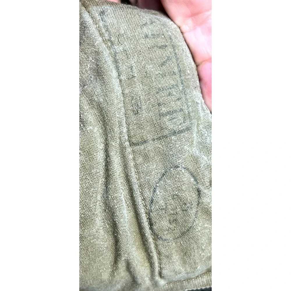 Vintage 1950s French Army ARMEE Wool Pants 32x30 Military Trousers Distressed